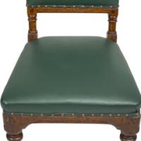 Charles Bevan for Marsh & Jones. Gothic Revival Side Chair with Chamfered Edges - Thumbnail 6