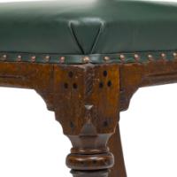 Charles Bevan for Marsh & Jones. Gothic Revival Side Chair with Chamfered Edges - Thumbnail 9