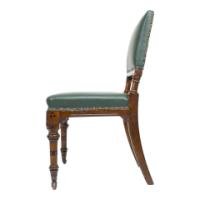 Charles Bevan for Marsh & Jones. Gothic Revival Side Chair with Chamfered Edges - Thumbnail 3