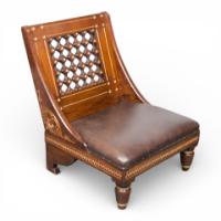 Christopher Dresser for Art Furniture Alliance – Aesthetic Movement Low Chair