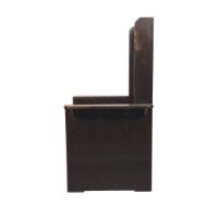 M. H. Baillie Scott – Arts and Crafts Ebonised Oak Armchair with Mother-of-Pearl Inlay - Thumbnail 5