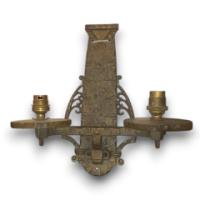 GEC. A Twin-Arm Single Wall Light in the Style of Edgar Brandt - Thumbnail 1