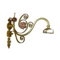 A Single Arts & Crafts Copper & Brass Wall Light