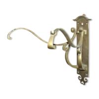 A Small Arts and Crafts Brass Wall Light