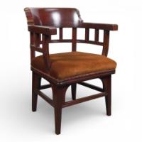 Collinson & Lock Attributed – Aesthetic Movement Mahogany Armchair 