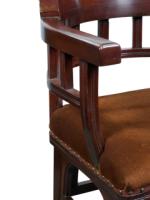 Collinson & Lock Attributed – Aesthetic Movement Mahogany Armchair  - Thumbnail 14