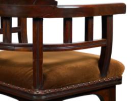 Collinson & Lock Attributed – Aesthetic Movement Mahogany Armchair  - Thumbnail 15