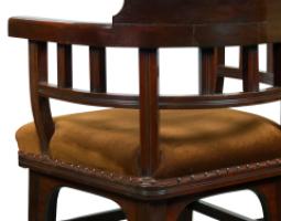 Collinson & Lock Attributed – Aesthetic Movement Mahogany Armchair  - Thumbnail 18