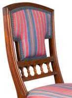 Bruce Talbert Attributed for Gillows – Aesthetic Movement Walnut Side Chair - Thumbnail 9