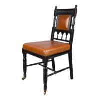 Daniel Cottier Attributed – Aesthetic Movement Ebonised Side Chair - Thumbnail 3