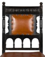 Daniel Cottier Attributed – Aesthetic Movement Ebonised Side Chair - Thumbnail 9