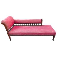 Bruce Talbert Attributed for Gillows – Aesthetic Movement Oak Chaise Lounge - Thumbnail 2