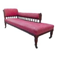 Bruce Talbert Attributed for Gillows – Aesthetic Movement Oak Chaise Lounge - Thumbnail 4
