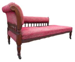 Bruce Talbert Attributed for Gillows – Aesthetic Movement Oak Chaise Lounge - Thumbnail 8