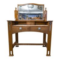 E G Punnett Attributed for William Birch – Arts and Crafts Oak Bedroom Suite  - Thumbnail 25