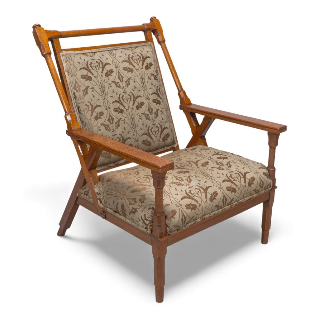 Aesthetic Movement armchair by Dr Christopher Dresser for the Art Furniture Alliance