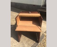 An Unusual Mid-Century Modern Metamorphic Desk with Exposed Tenons - Thumbnail 6