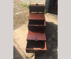 An Unusual Mid- Century Modern Metamorphic Desk with Exposed Tenons - Thumbnail 8