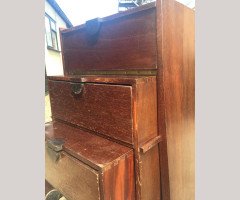 An Unusual Mid- Century Modern Metamorphic Desk with Exposed Tenons - Thumbnail 19