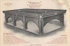 A rare Arts and Crafts oak snooker table - Thumbnail 7