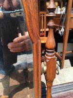 Charles Spooner (style of). A walnut swivel dressing table with shaped jewelery drawers - Thumbnail 3