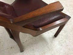 A superbly designed 'Danish style' teak duet seat for lovers of chess - Thumbnail 9