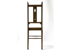 E A Taylor for Wylie and Lochhead. An oak Arts and Crafts chair - Thumbnail 3
