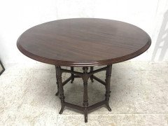 Collinson and Lock. An aesthetic movement seven leg walnut centre table - Thumbnail 3