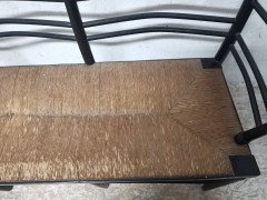 Morris and Co. A rare and exceptional museum quality ebonised Sussex three seat settee - Thumbnail 5