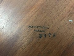 Collinson and Lock. An aesthetic movement seven leg walnut centre table - Thumbnail 6