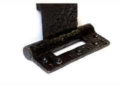 Dr C H Dresser Gothic Revival Iron Door Hinges with Incised Decorative Details - Thumbnail 2