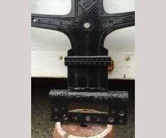 Dr. C. Dresser Gothic Revival Iron Door Hinges with Incised Decorative Details - Thumbnail 15