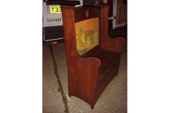E A Taylor for Wylie and Lochhead. An Exceptional oak Arts and Crafts Settle - Thumbnail 2
