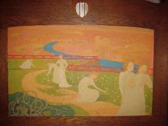 E A Taylor for Wylie and Lochhead. An Exceptional oak Arts and Crafts Settle - Thumbnail 3