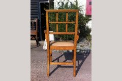 Heals of London. Twelve Lattice back oak armchair - Thumbnail 6