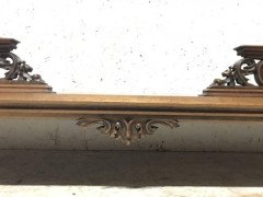 A Gothic Revival walnut wall shelf with carved foliate details - Thumbnail 7