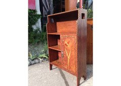Shapland and Petter. A very rare Arts and Crafts oak bookcase - Thumbnail 1