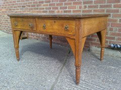 E. W. Godwin, attributed. A Well Designed Superior Quality Anglo-Japanese Oak Desk - Thumbnail 4