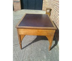 E. W. Godwin, attributed. A Well Designed Superior Quality Anglo-Japanese Oak Desk - Thumbnail 5