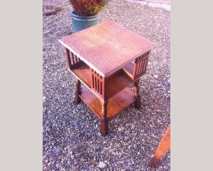 Liberty and Co. a Good Quality Arts and Crafts Revolving Bookcase. - Thumbnail 5