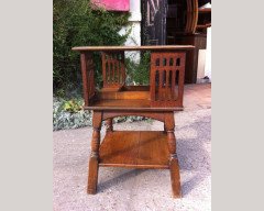 Liberty and Co. a Good Quality Arts and Crafts Revolving Bookcase. - Thumbnail 6