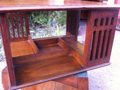 Liberty and Co. a Good Quality Arts and Crafts Revolving Bookcase. - Thumbnail 9