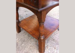 Liberty and Co. a Good Quality Arts and Crafts Revolving Bookcase. - Thumbnail 11