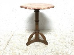 A W N Pugin. A Gothic Revival oak wine or tea table - Thumbnail 1
