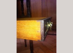 An exceptional Moorish Octaganal occasional table with four opposite drawers - Thumbnail 12