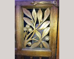 Alfred Waterhouse (attributed). A pair of Gothic Revival hinged alter gate - Thumbnail 8