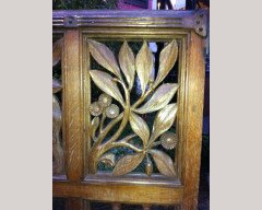 Alfred Waterhouse (attributed). A pair of Gothic Revival hinged alter gate - Thumbnail 10
