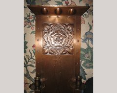 Margaret Gilmour. A rare Glasgow School wall sconce - Thumbnail 3
