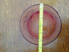 A cranberry oil lamp shade - Thumbnail 7