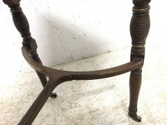 E W Godwin for Collinson and Lock. A fine quality Anglo Japanese fold over card table - Thumbnail 4
